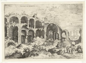 Troisième vue du Colisée à Rome - Hieronymus Cock