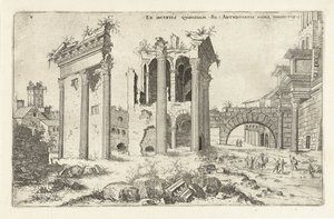 Vue du Forum de Nerva (Ruines romaines)