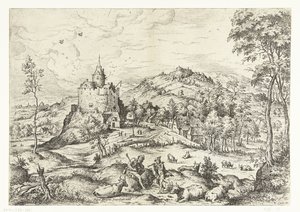 Mercure et Argus - Hieronymus Cock