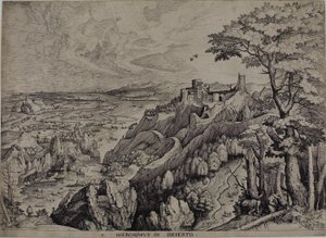 Saint Jérôme dans le désert - Hieronymus Cock