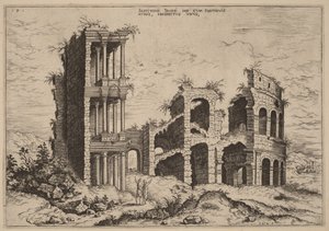 Le Septizonium et le Colisée - Hieronymus Cock