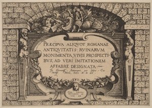 Page de titre - Hieronymus Cock