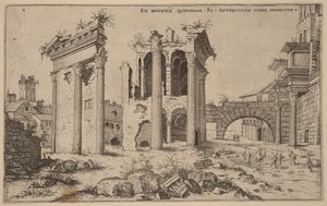 Vue du Forum de Nerva - Hieronymus Cock
