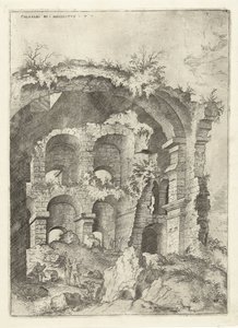 Septième vue du Colisée à Rome - Hieronymus Cock