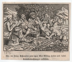 Les Souabes autour du pot de boulette - Hieronymus Heinrich Jakob Ritschl von Hartenbach