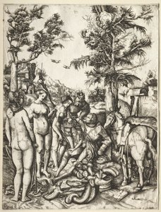 Le jugement de Pâris - Hieronymus Hopfer