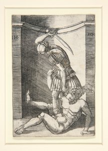 Soldat Tuant un Homme Nu - Hieronymus Hopfer