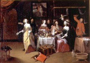 La Réunion Galante - Hieronymus Janssens