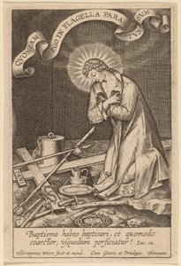 Baptismo habeo baptisari - Hieronymus Wierix