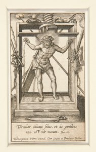 Christ dans le pressoir - Hieronymus Wierix