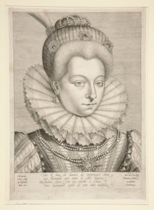 Portrait de Catherine Henriette de Balzac D - Hieronymus Wierix