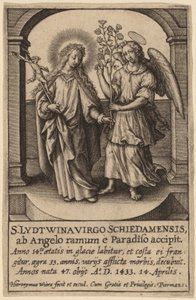 S. Lydtwina Virgo Schiedamensis ... - Hieronymus Wierix