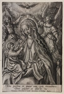 Vierge Couronnée par Deux Anges