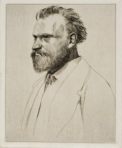 Edouard Manet, Portrait en buste - Hilaire Germain Edgar Degas