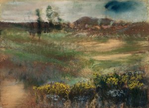 Paysage avec cheminées - Hilaire Germain Edgar Degas