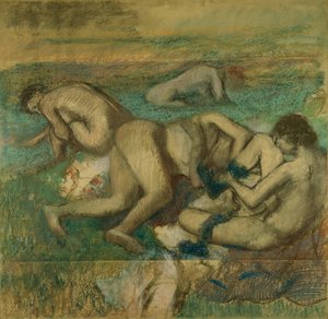 Les baigneurs - Hilaire Germain Edgar Degas