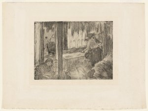 Les blanchisseuses - Hilaire Germain Edgar Degas