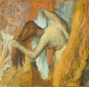 Femme à la toilette