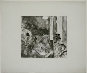 Femmes à la terrasse d