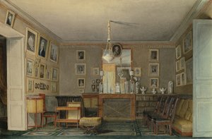 Cabinet de connaisseurs à Paris, vers 1815 - Hilaire Thierry