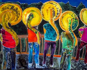 Sousaphones, Jour des Morts, Oaxaca - Hilary Simon
