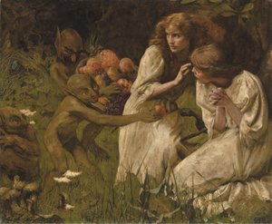 Le marché aux gobelins (huile sur toile) - Hilda Koe