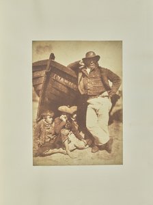 [James Linton et trois garçons] - Hill and Adamson