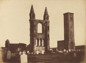 Andrews Cathedral, East Gable et St. Regulus Tower - Hill and Adamson