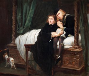 Les princes dans la tour - Hippolyte (1797 1856) (after) Delaroche