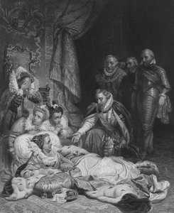 La Mort de la reine Élisabeth - Hippolyte Delaroche