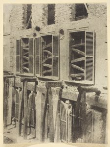Vieille maison en restauration - Hippolyte Bayard