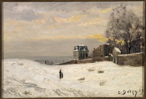 Neige à Montmartre