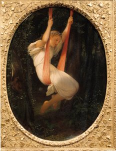 Jeune fille à la balançoire