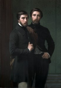 René-Charles Dassy et son frère Jean-Baptiste-Claude-Amédé Dassy, 1850 - Hippolyte Jean Flandrin