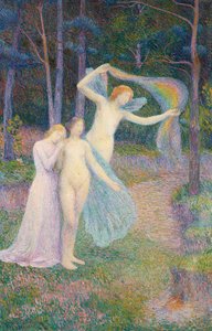 Femmes parmi les arbres