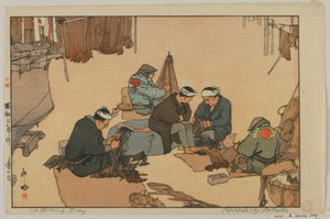 Un jour de printemps, époque Showa