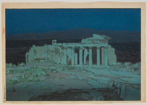 Acropole - Nuit, époque Taisho - Hiroshi Yoshida