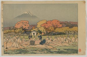 Fujiyama - Automne, époque Showa - Hiroshi Yoshida