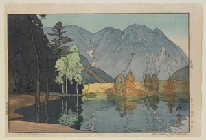 Hodakayama, de la série, Douze Scènes dans les Alpes Japonaises, époque Taisho