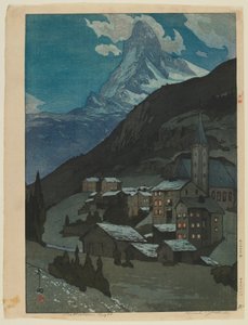 Matterhorn - Nuit, époque Taisho