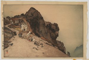 Sommet du Fuji, de la série, Dix vues du mont Fuji, époque Showa - Hiroshi Yoshida