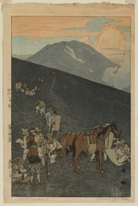 Umagaeshi, de la série, Dix vues du mont Fuji, époque Showa - Hiroshi Yoshida
