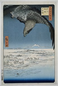La plaine de Jumantsubo à Susaki près de Fukagawa - Hiroshige (I) , Utagawa