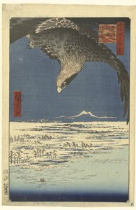 La plaine de Jumantsubo à Susaki près de Fukagawa - Hiroshige (I) , Utagawa