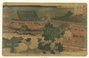 Le temple Kinryuzan à Asakusa - Hiroshige (II) , Utagawa