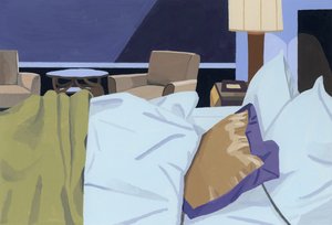 Hôtel, chambre, 2016