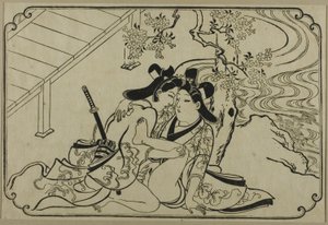 Amoureux dans le jardin, d