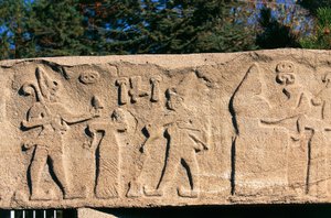 Bas-relief de Kultepe (Kanesh), Cappadoce, Turquie, civilisation hittite, 3ème millénaire avant J.-C. - Hittite