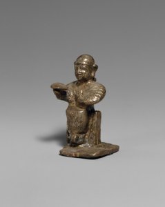 Femme assise, c.14e-13e siècle av. J.-C. (argent) - Hittite