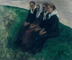 Quatre amis - Hjalmer Eilif Emanuel Peterssen